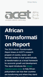 Mobile Screenshot of africantransformation.org